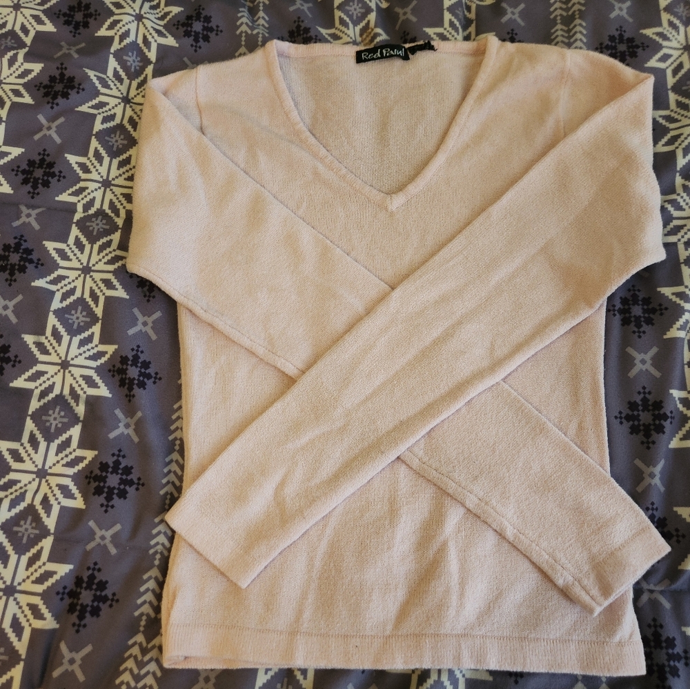 RETRO light pink lightweight sweater